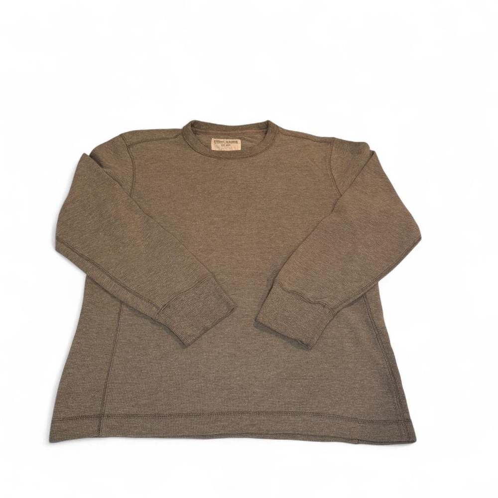 Eddie Bauer Brown thermal long sleeve shirt